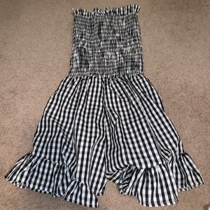 Checkered romper